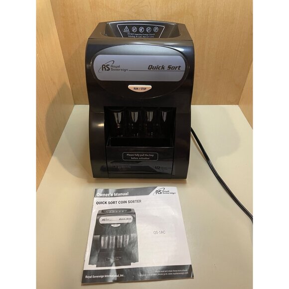 Royal Sovereign QS-1AC Electric 1 Row Coin Sorter - Picture 6 of 10